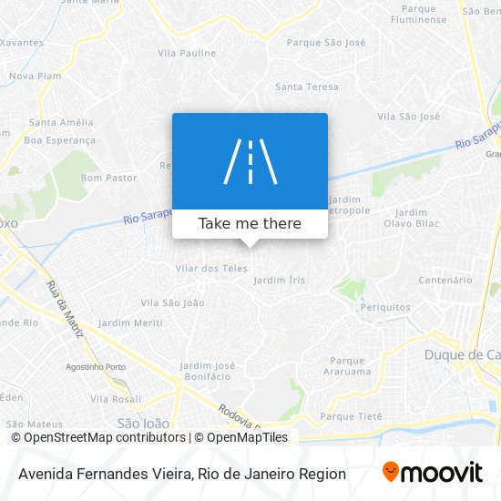 Mapa Avenida Fernandes Vieira
