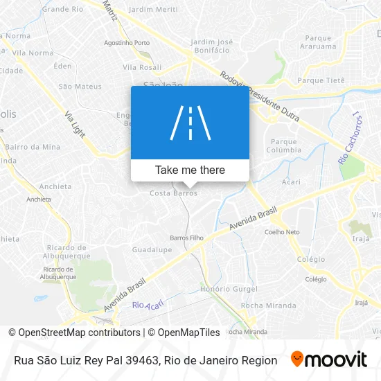 Rua Sāo Luiz Rey Pal 39463 map