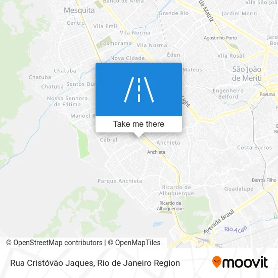 Rua Cristóvão Jaques map