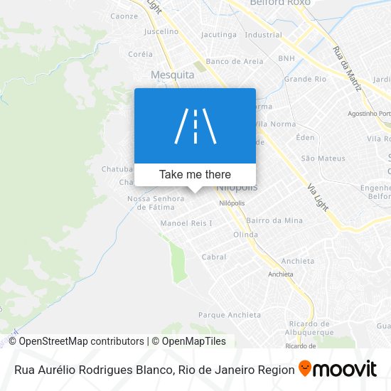 Rua Aurélio Rodrigues Blanco map