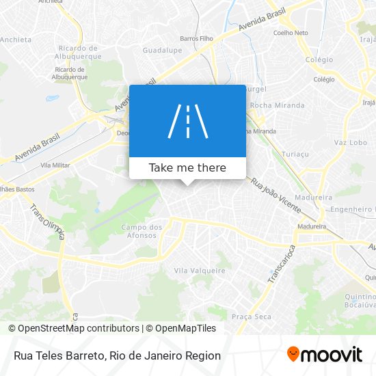 Rua Teles Barreto map