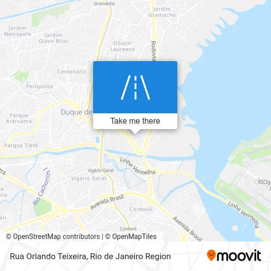 Rua Orlando Teixeira map