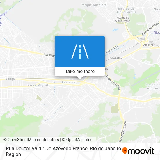 Rua Doutor Valdir De Azevedo Franco map