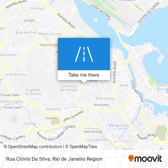 Rua Clóvis Da Silva map