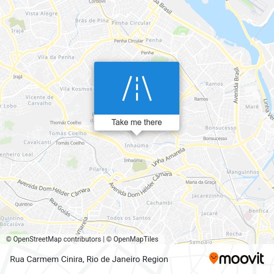 Rua Carmem Cinira map