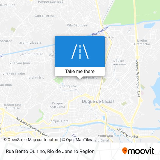 Rua Bento Quirino map