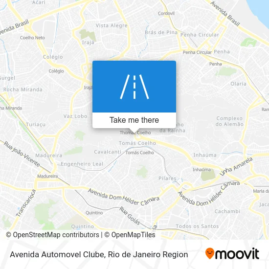 Avenida Automovel Clube map