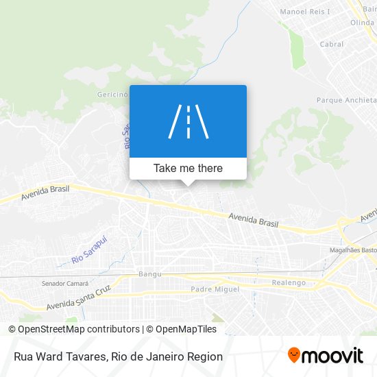 Rua Ward Tavares map