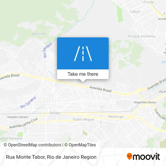 Rua Monte Tabor map