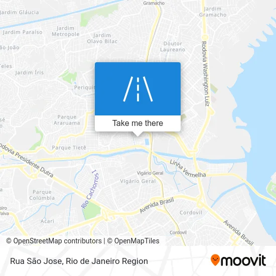 Rua Sāo Jose map