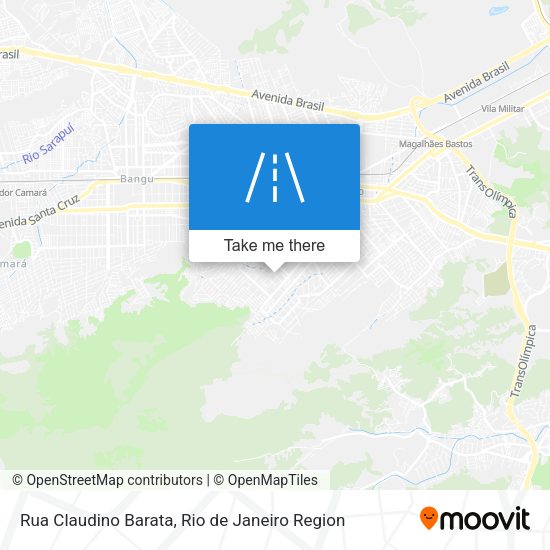 Rua Claudino Barata map