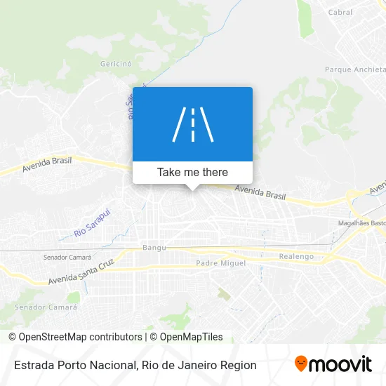 Estrada Porto Nacional map