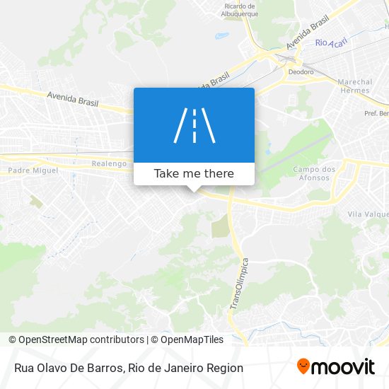 Rua Olavo De Barros map