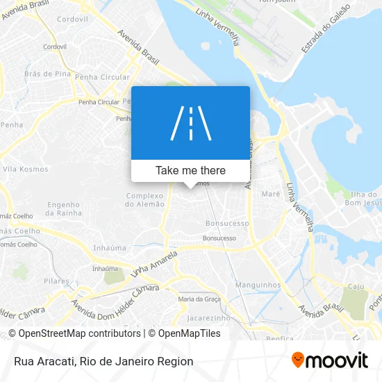 Rua Aracati map