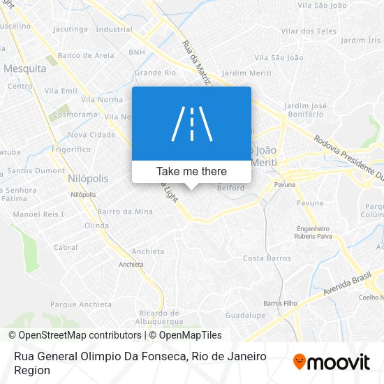 Rua General Olimpio Da Fonseca map
