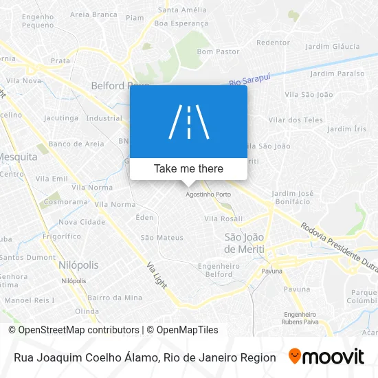 Rua Joaquim Coelho Álamo map