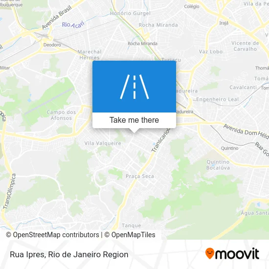 Rua Ipres map