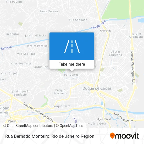 Rua Bernado Monteiro map