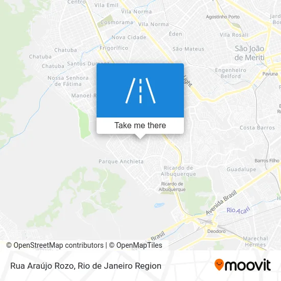 Rua Araújo Rozo map