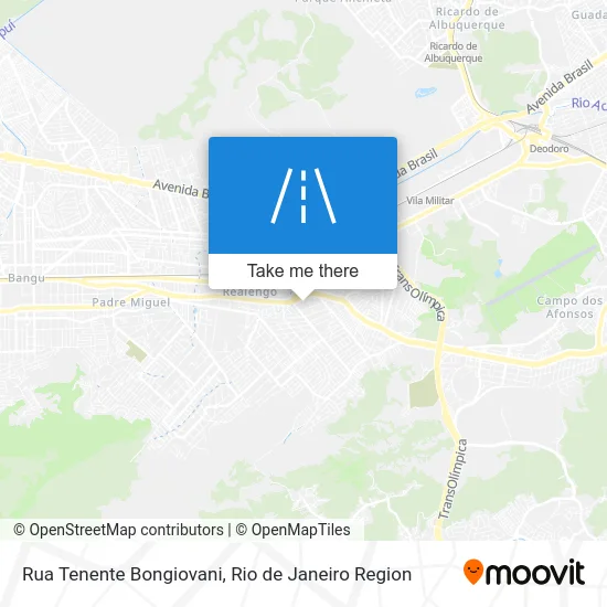 Rua Tenente Bongiovani map