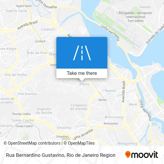Rua Bernardino Gustavino map