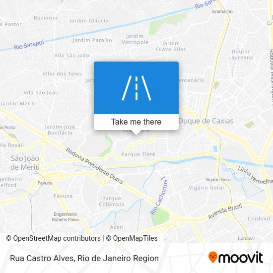 Rua Castro Alves map