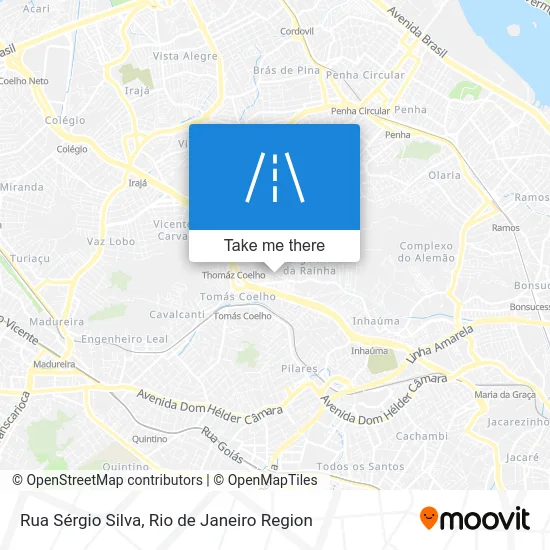 Rua Sérgio Silva map