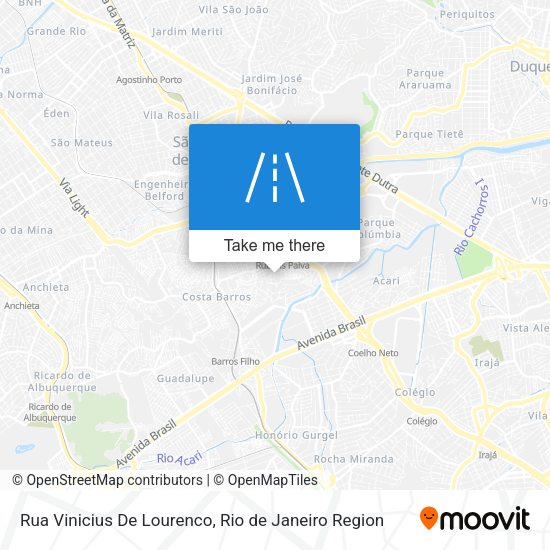 Rua Vinicius De Lourenco map
