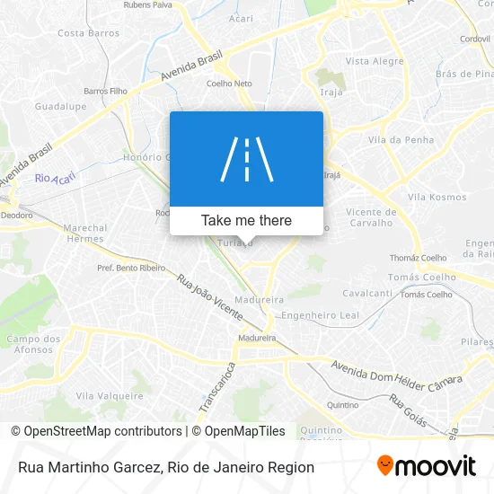Rua Martinho Garcez map