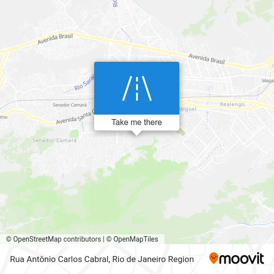 Rua Antônio Carlos Cabral map