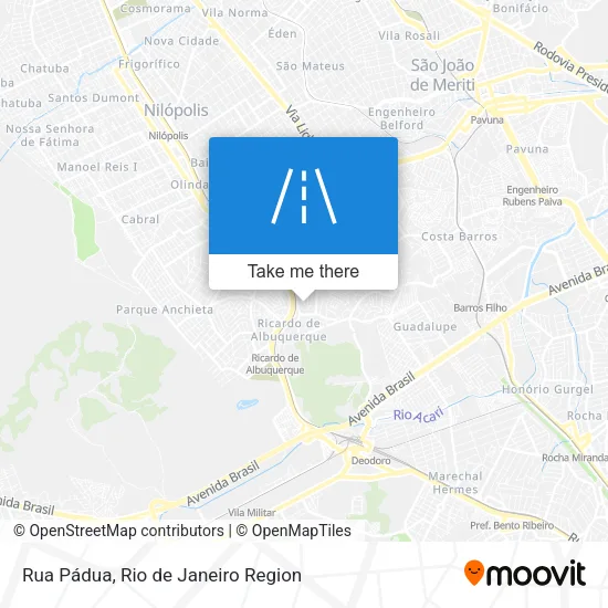 Rua Pádua map