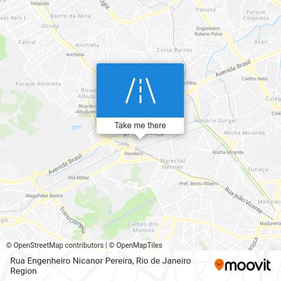 Rua Engenheiro Nicanor Pereira map
