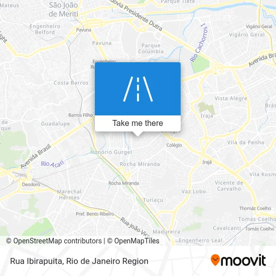 Rua Ibirapuita map