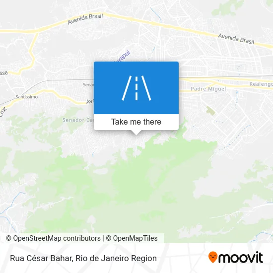 Rua César Bahar map