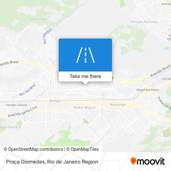 Praça Diomedes map