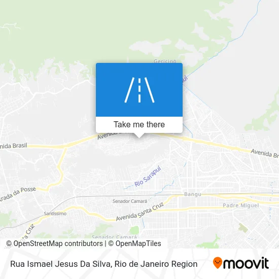 Rua Ismael Jesus Da Silva map