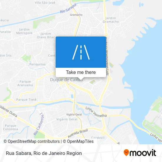 Rua Sabara map