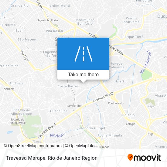 Travessa Marape map