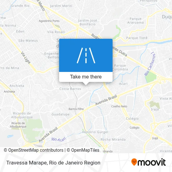 Travessa Marape map