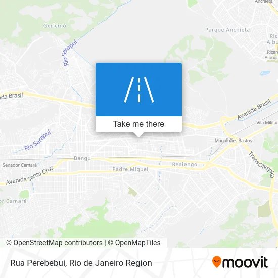 Rua Perebebui map