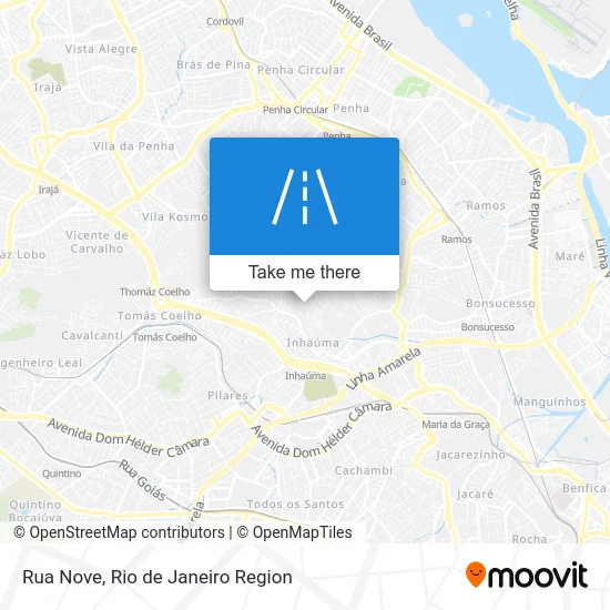 Rua Nove map