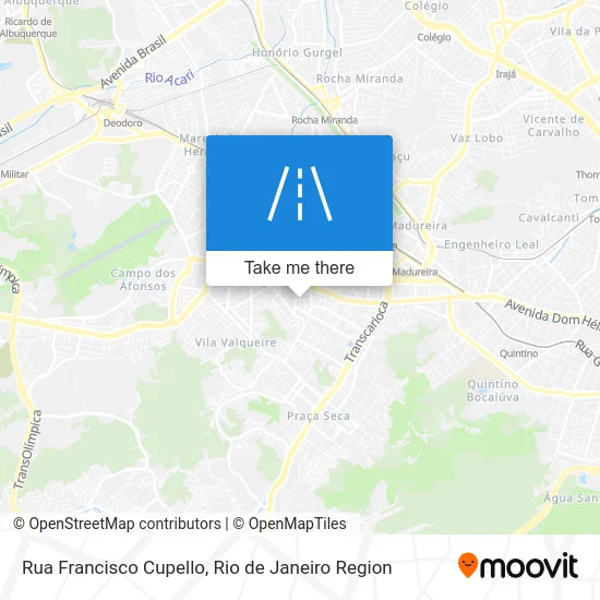 Rua Francisco Cupello map