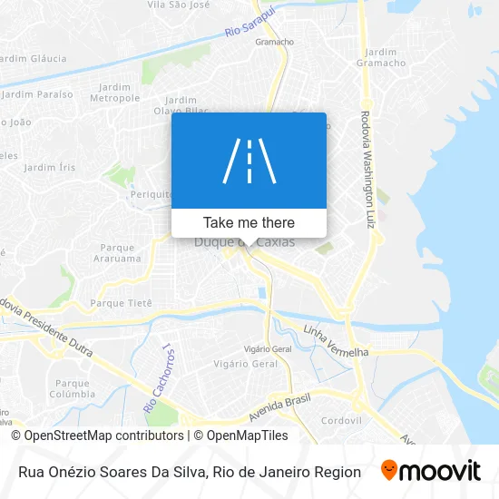 Rua Onézio Soares Da Silva map