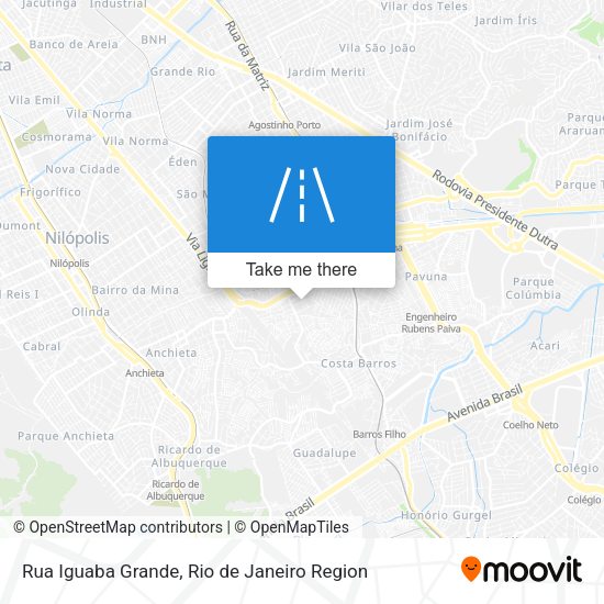 Rua Iguaba Grande map