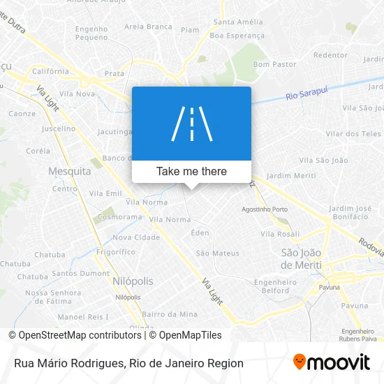 Rua Mário Rodrigues map