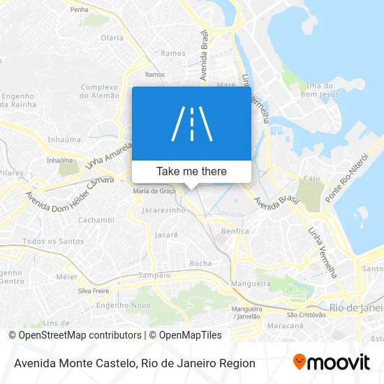 Avenida Monte Castelo map
