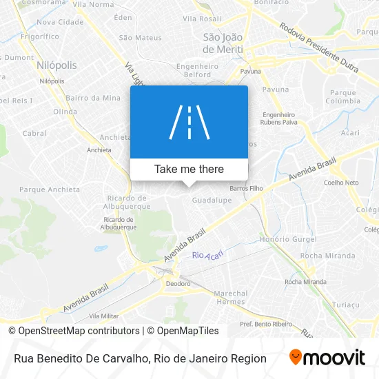 Rua Benedito De Carvalho map