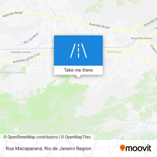 Rua Macaparaná map