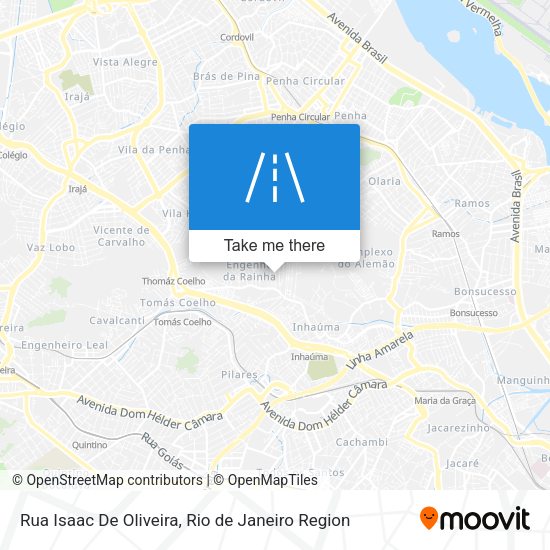 Rua Isaac De Oliveira map