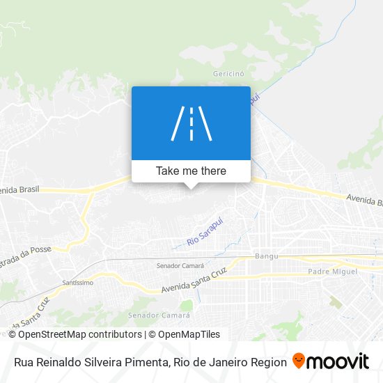 Rua Reinaldo Silveira Pimenta map
